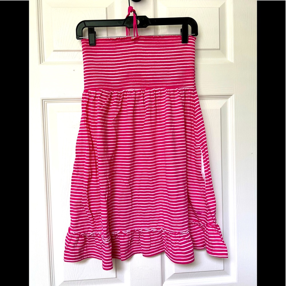 VS Pink Smocked Babydoll Dress
